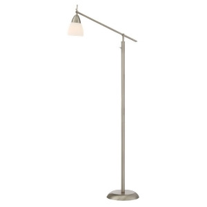 Arnsberg Weimar 1 Light Led Floor Lamp Matte Nickel 4035011-07 - All