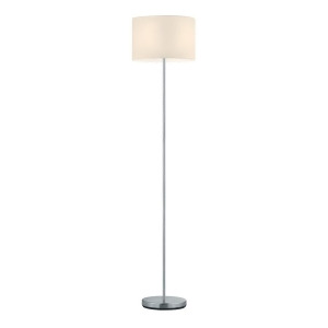 Arnsberg Grannus 2 Light Metal Floor Lamp w/White Shade White 401100101 - All