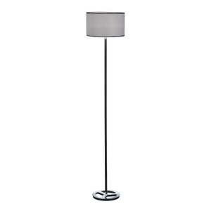 Arnsberg Stratos 1 Light Metal Floor Lamp Chrome 403400106 - All