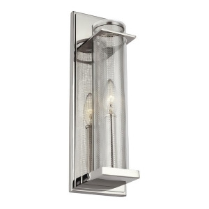 Feiss Silo 1 Light Wall Sconce in Polished Nickel Wb1874pn - All