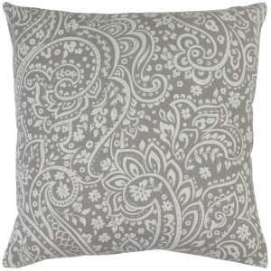 Somerset by Surya Poly Fill Pillow Medium Gray/Cream 18 x 18 Sms024-1818p - All
