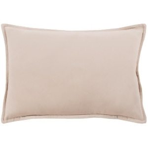 Cotton Velvet by Surya Poly Fill Pillow Taupe 13 x 19 Cv005-1319p - All