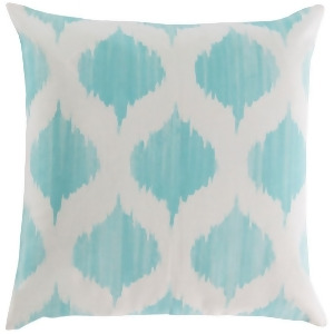 Ogee by Surya Poly Fill Pillow Aqua/Khaki 22 x 22 Sy023-2222p - All
