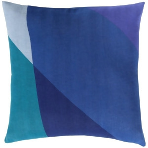 Teori by Surya Down Fill Pillow Dark Blue/Navy/Violet 18 x 18 To009-1818d - All