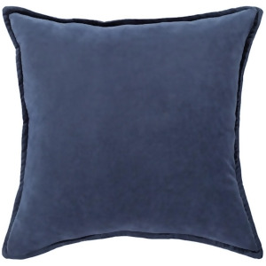 Cotton Velvet by Surya Down Fill Pillow Navy 22 x 22 Cv016-2222d - All