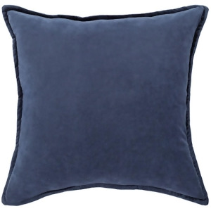 Cotton Velvet by Surya Poly Fill Pillow Navy 22 x 22 Cv016-2222p - All
