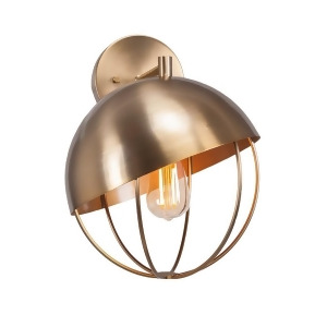 Toltec Neo 1 Lt Wall Sconce Iii New Age Brass w/Amber Led Bulb - All