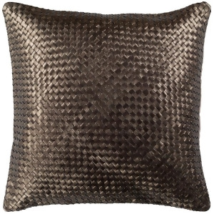Kenzie by Surya Down Fill Pillow Dark Brown 20 x 20 Knz001-2020d - All
