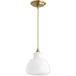 Quorum Opal Filament Pendant in Aged Brass /Opal 8000-180 - All