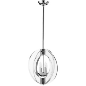 Quorum Broadway 4 Light Sphere in Polished Nickel 606-4-62 - All