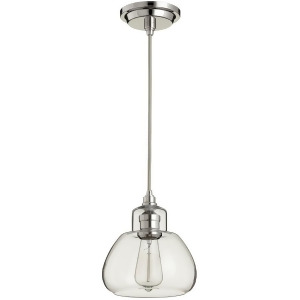 Quorum Clear Filament Pendant in Polished Nickel /Clear 8000-62 - All