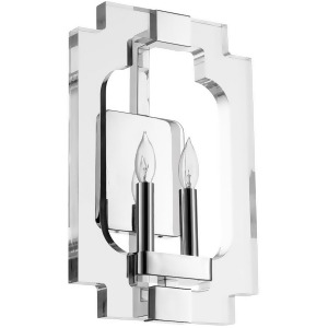 Quorum Broadway 2 Light Sconce in Polished Nickel 555-2-62 - All