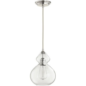 Quorum Clear Filament Pendant in Polished Nickel /Clear 8002-62 - All