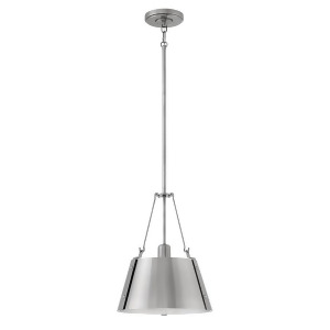 Hinkley Lighting Pendant Cartwright in Polished Antique Nickel 3397Pl - All