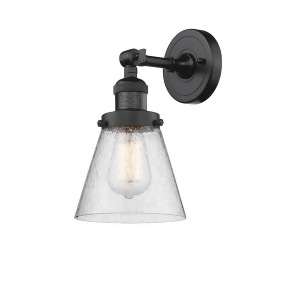 Innovations 1 Light Small Cone Sconce in Oiled Rubbed Bronze 203-Ob-g64 - All