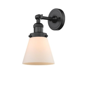 Innovations 1 Light Small Cone Sconce in Oiled Rubbed Bronze 203-Ob-g61 - All