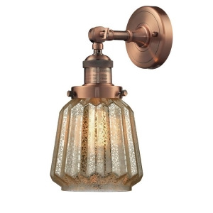 Innovations 1 Light Chatham Sconce in Antique Copper 203-Ac-g146 - All