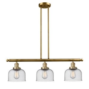 Innovations 3 Light Large Bell Island Light in Brushed Brass 213-Bb-g74 - All