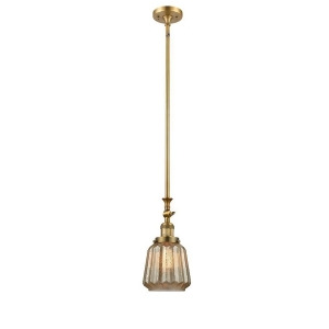 Innovations 1 Light Chatham Mini Pendant in Brushed Brass 206-Bb-g146 - All