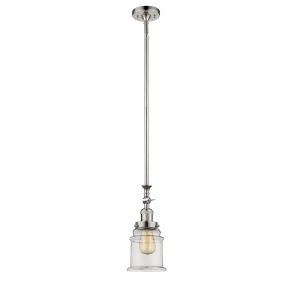 Innovations 1 Light Canton Mini Pendant in Polished Nickel 206-Pn-g182 - All