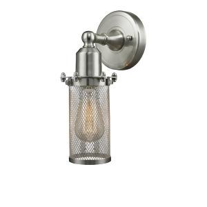 Innovations 1 Light Quincy Hall Sconce in Brushed Satin Nickel 220-Sn - All