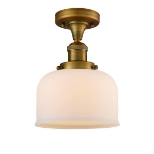Innovations 1 Light Large Bell Semi-Flush Mount in Brushed Brass 517-1Ch-bb-g71 - All