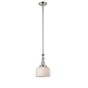 Innovations 1 Light Large Bell Mini Pendant in Polished Nickel 206-Pn-g71 - All