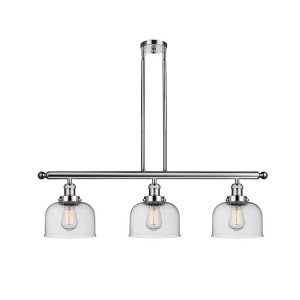Innovations 3 Light Large Bell Island Light in Polished Nickel 213-Pn-g74 - All