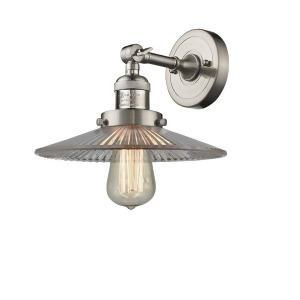 Innovations 1 Light Halophane Sconce in Brushed Satin Nickel 203-Sn-g2 - All