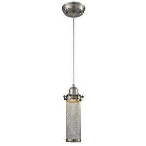 Innovations 1 Light Quincy Hall Mini Pendant in Brushed Satin Nickel 525-1P-sn - All
