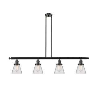 Innovations 4 Light Small Cone Island Light in Oiled Rubbed Bronze 214-Ob-g62 - All