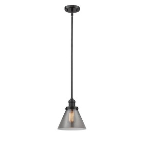 Innovations 1 Light Large Cone Mini Pendant in Oiled Rubbed Bronze 201S-ob-g43 - All