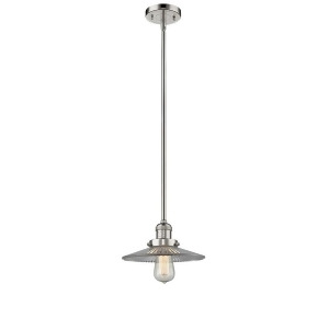 Innovations 1 Light Halophane Mini Pendant in Polished Nickel 201S-pn-g2 - All