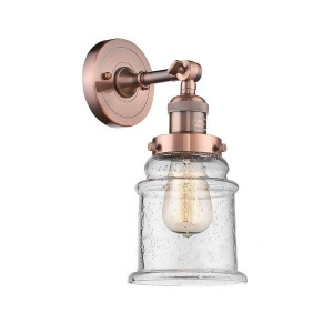 Innovations 1 Light Canton Sconce in Antique Copper 203-Ac-g184 - All