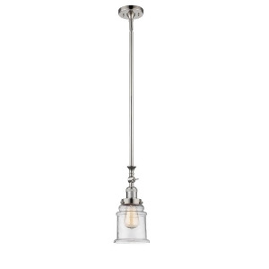 Innovations 1 Light Canton Mini Pendant in Polished Nickel 206-Pn-g184 - All