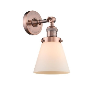 Innovations 1 Light Small Cone Sconce in Antique Copper 203-Ac-g61 - All