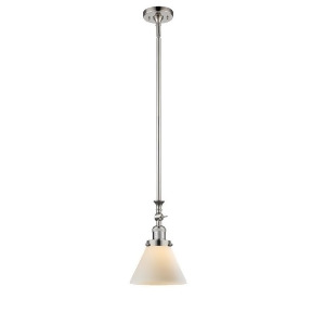 Innovations 1 Light Large Cone Mini Pendant in Polished Nickel 206-Pn-g41 - All