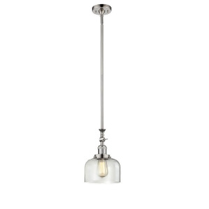 Innovations 1 Light Large Bell Mini Pendant in Polished Nickel 206-Pn-g72 - All