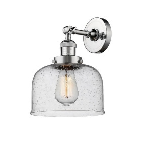 Innovations 1 Light Large Bell Sconce in Polished Chrome 203-Pc-g74 - All