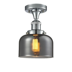 Innovations 1 Light Large Bell Semi-Flush Mount in Polished Chrome 517-1Ch-pc-g73 - All