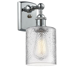 Innovations 1 Light Cobleskill Sconce in Polished Chrome 516-1W-pc-g112 - All
