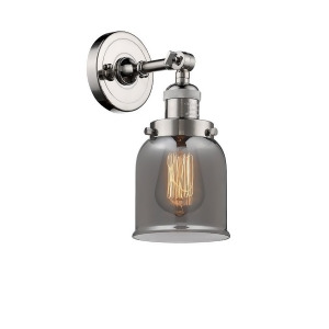 Innovations 1 Light Small Bell Sconce in Polished Nickel 203-Pn-g53 - All