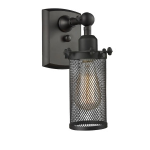 Innovations 1 Light Bleecker Sconce in Oiled Rubbed Bronze 516-1W-ob-220 - All