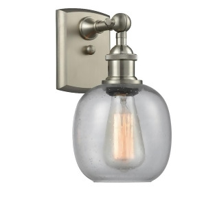 Innovations 1 Light Belfast Sconce in Brushed Satin Nickel 516-1W-sn-g104 - All