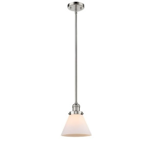 Innovations 1 Light Large Cone Mini Pendant in Polished Nickel 201S-pn-g41 - All