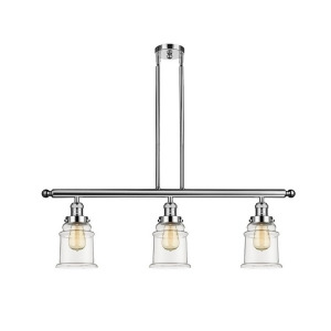 Innovations 3 Light Canton Island Light in Polished Nickel 213-Pn-g182 - All