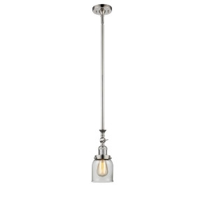 Innovations 1 Light Small Bell Mini Pendant in Polished Nickel 206-Pn-g52 - All