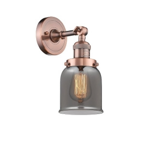 Innovations 1 Light Small Bell Sconce in Antique Copper 203-Ac-g53 - All
