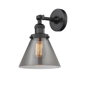 Innovations 1 Light Large Cone Sconce in Oiled Rubbed Bronze 203-Ob-g43 - All