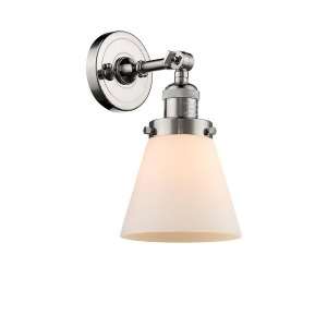 Innovations 1 Light Small Cone Sconce in Polished Nickel 203-Pn-g61 - All